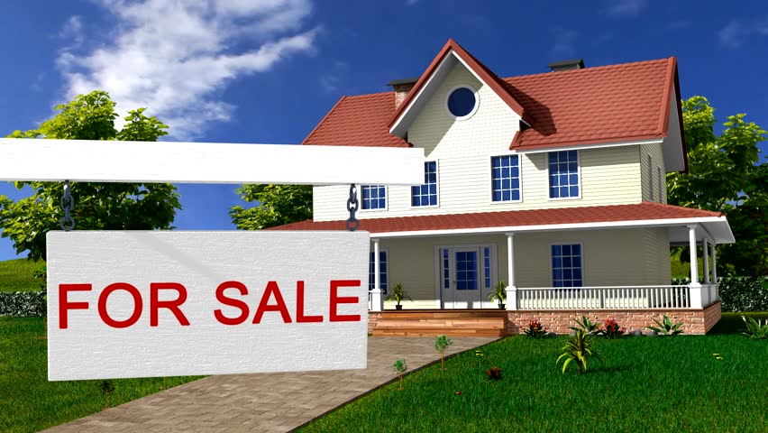 House for Sale Stock Footage Video (100% Royalty-free) 4387955