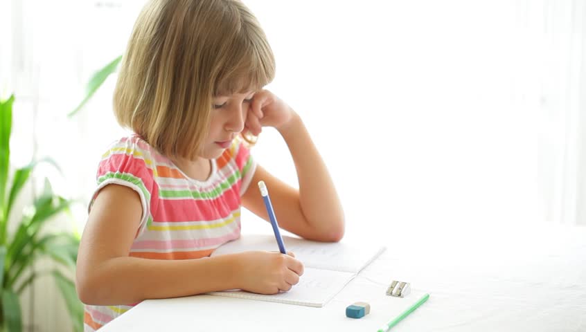 She only talks to me for homework image