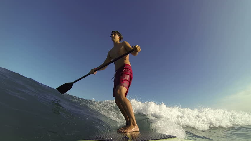 Stand up paddle boarding Stock Video Footage - 4K and HD Video Clips