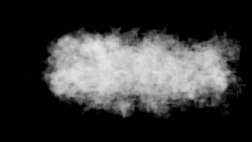 Animated Locomotive's Thick Steam. Alpha Channel Embedded With 4k PNG ...