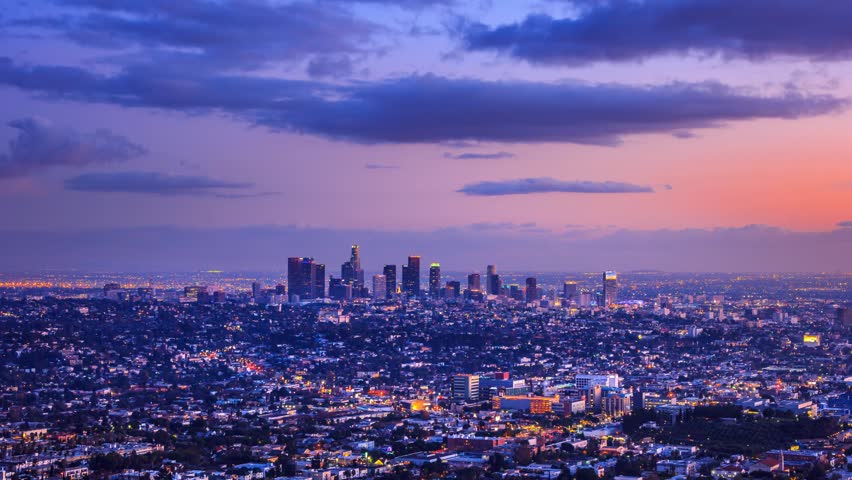 Night Lights in Los Angeles, California and cityscape image - Free ...