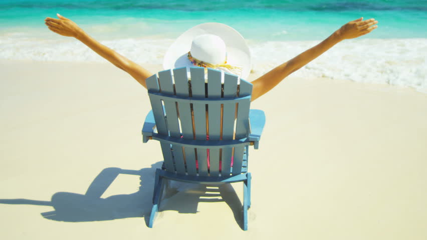 Girl in Sun Hat Sitting Stock Footage Video (100% Royalty-free) 5357555 ...