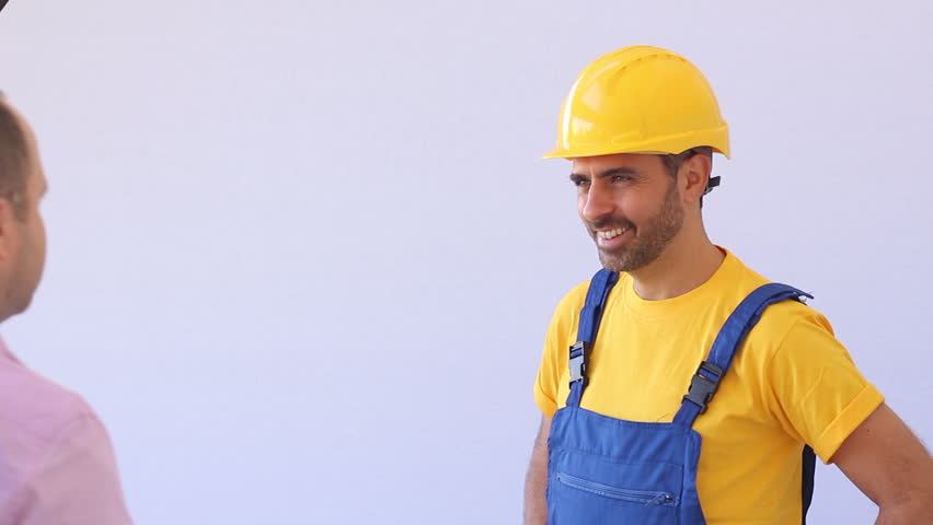 Business Dispute Between Contractor And Stockvideos Filmmaterial Business Dispute Between Contractor And A Client Over Contract Fulfillment