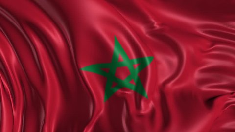 Flag Morocco Beautiful 3d Animation Morocco Stock Footage Video (100%  Royalty-free) 5460215 | Shutterstock