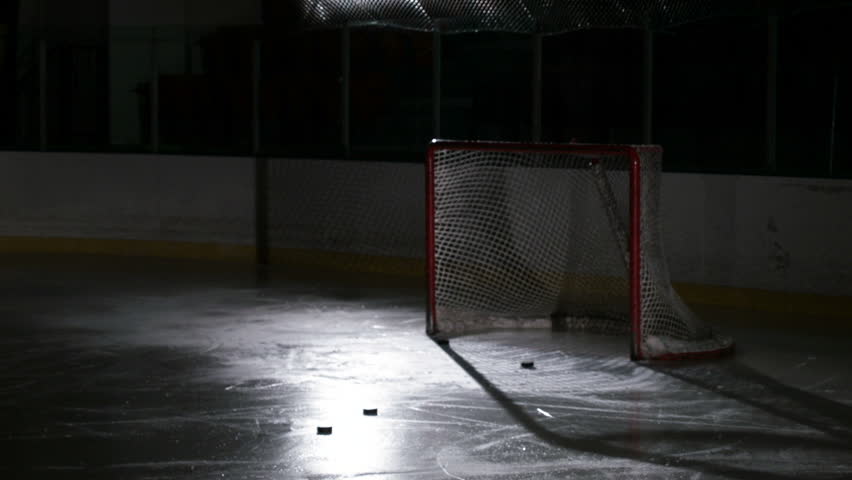 Hockey Player Shoots On Empty Stock Footage Video 100 Royalty Free 5504705 Shutterstock