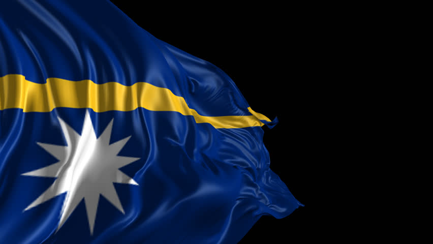 Download Flag of Nauru Beautiful 3d Stock Footage Video (100% Royalty-free) 5536385 | Shutterstock
