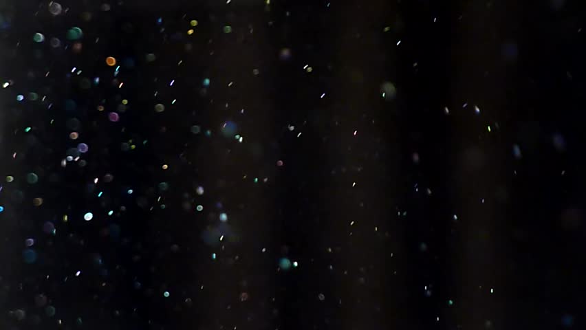 Shiny Colorful Dust Particles On Stock Footage Video (100% Royalty-free
