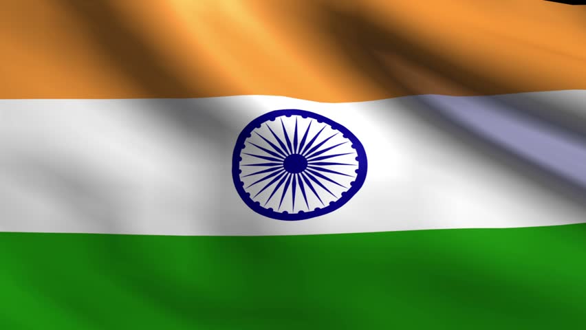 Flying Flag Of INDIA | LOOPED | Stock Footage Video 663292 | Shutterstock