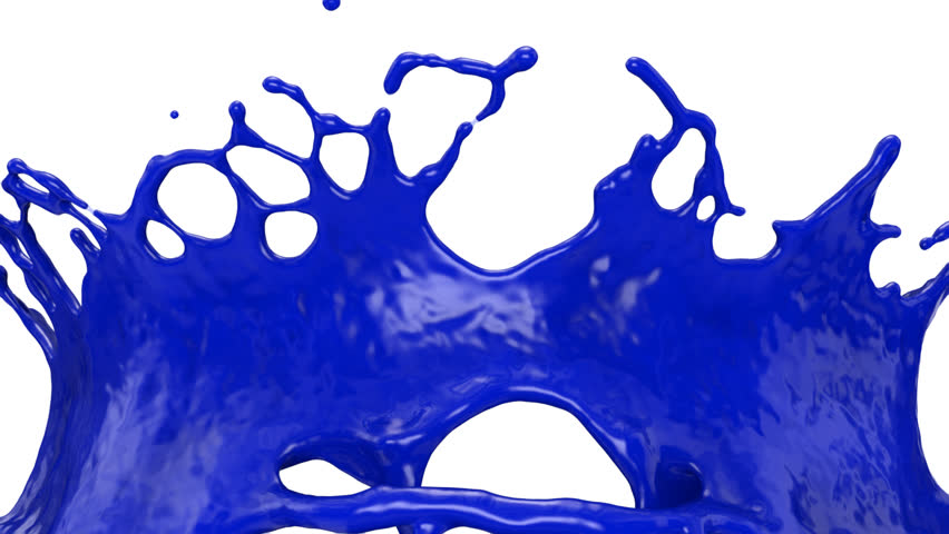 Flight Through Blue Paint Splash Stock Footage Video 100 Royalty Flight Through Blue Paint Splash In Extreme Slow Motion Alpha Channel Included Full Hd