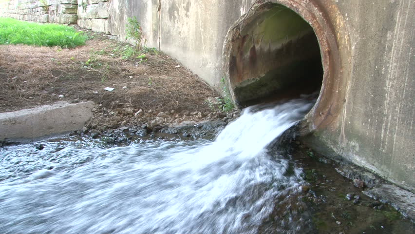 Stock video of water pouring out from concrete wall | 657595 | Shutterstock