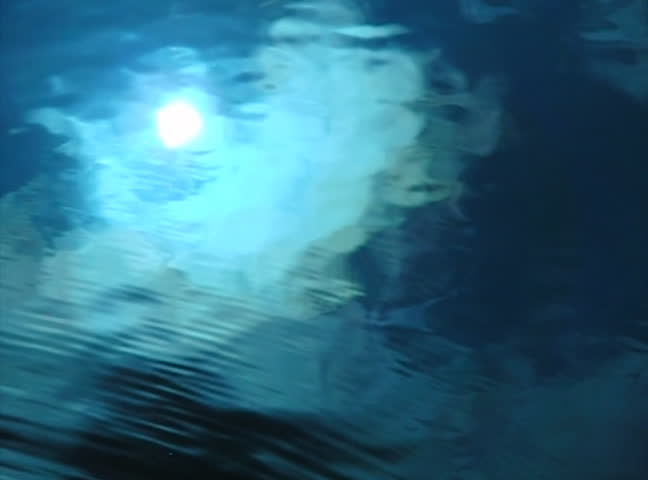Sky Reflections On Water 08 Drops And Ripples Loop Slow Motion X7 Stock ...