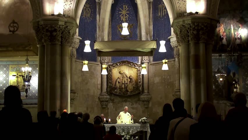 Barcelona April 29 Church Stock Footage Video 100 Royalty