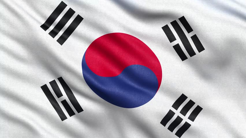 South Korean Flag Stock Footage Video Shutterstock   1 