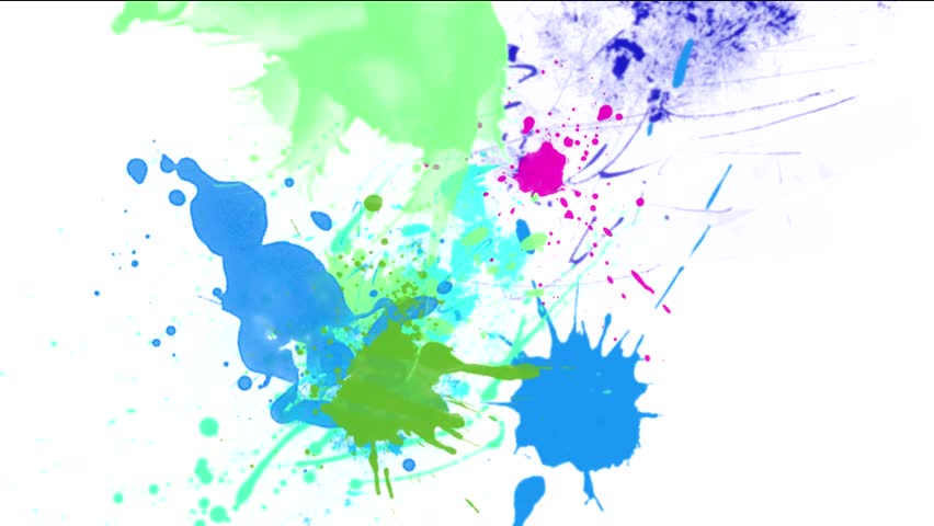 Paint Drops Over Glass Colorful - Full HD Colorful Paints ...