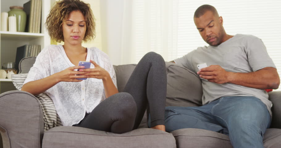 Image result for black couple texting