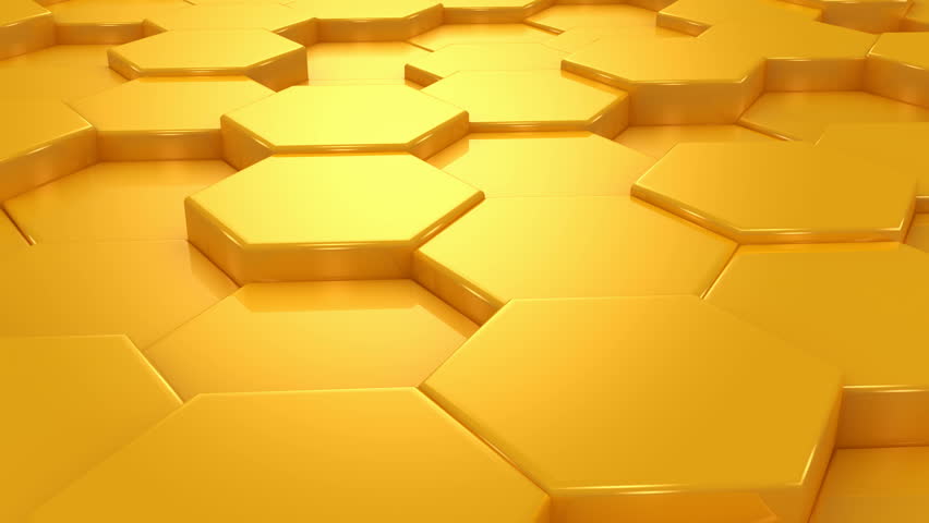 Abstract Background. Moving Yellow Blocks. Stock Footage Video (100%