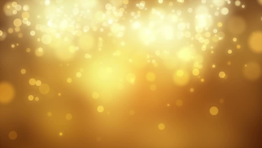 Gold Star Background and Lights