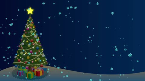 Hãy đắm mình trong một nền hoạt hình cây thông Giáng sinh đầy màu sắc và sặc sỡ. Hình ảnh các đèn trang trí đốt sáng lên cây thông sẽ khiến bạn thấy như đang được đón chờ bởi chính ông già Noel.