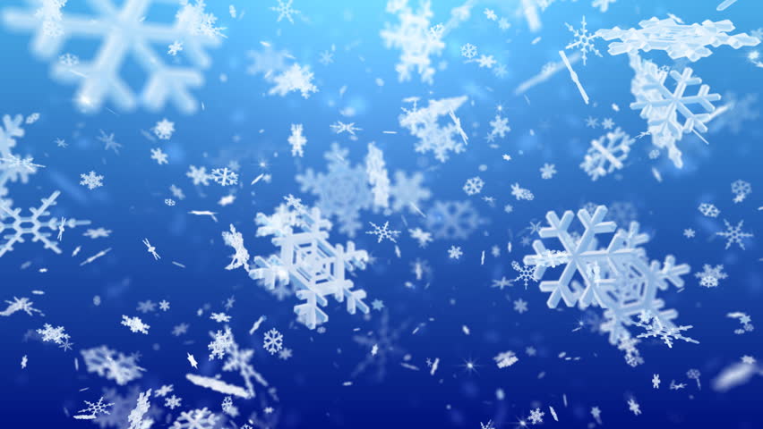 Snow Falling Animated Abstract Background Stock Footage Video 13291370 ...