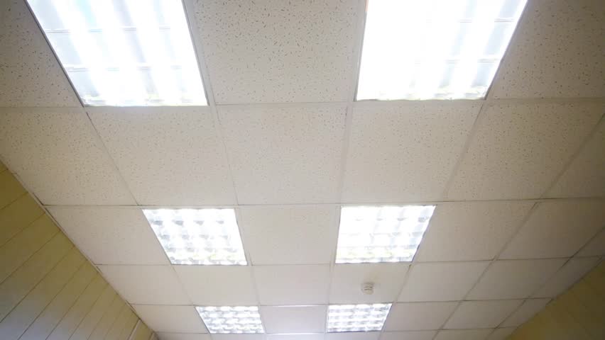 Light Office Ceiling With A Stock Footage Video 100 Royalty Free