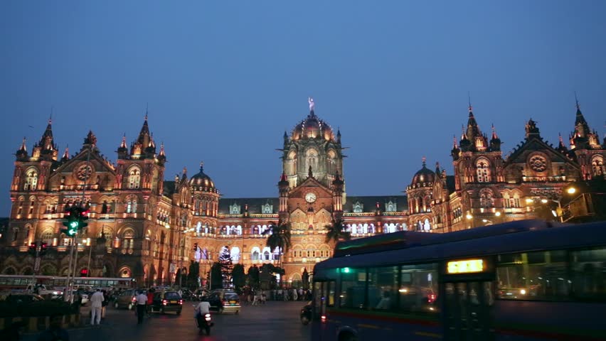 Cst Railway Station Stock Footage Video | Shutterstock