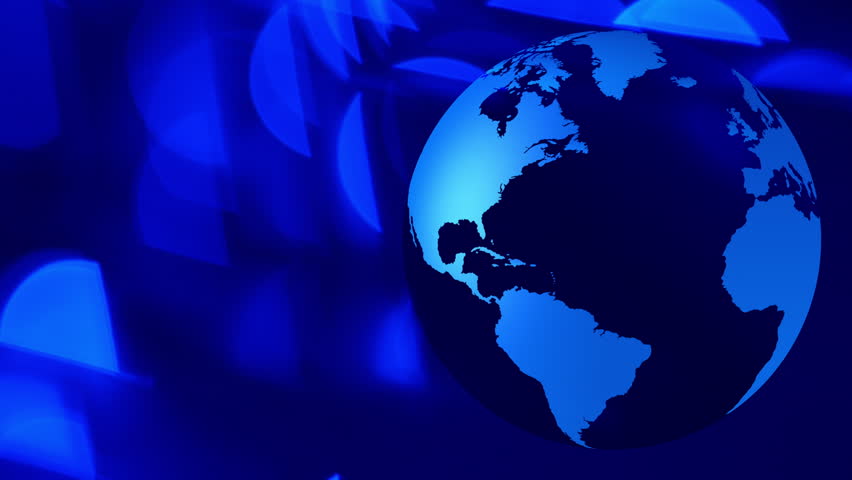 Blue World - News Background Stock Footage Video 1964719 | Shutterstock