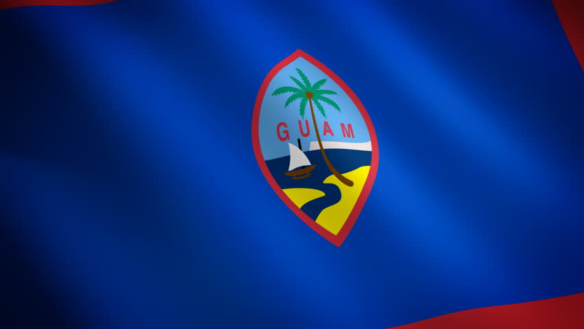 Download Guam Looping Flag Waving in Stock Footage Video (100% ...