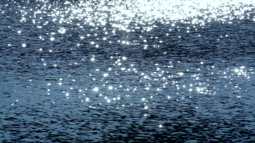 The Surface Of The Water Sparkles In The Sun At The Sparkling Waves ...