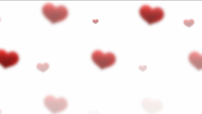 invisible background falling hearts transparent background