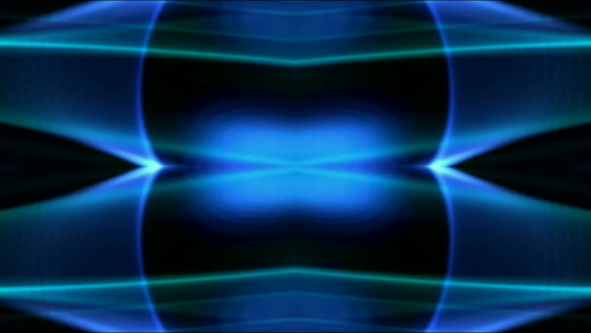 Blue Neon Light Flare Laser Banner Background Dazzling Disco Ray