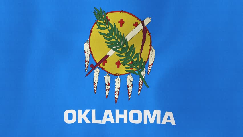 Oklahoma State Flag Waving Stock Footage Video 2767583 | Shutterstock