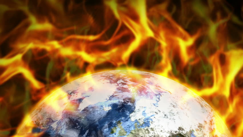 Fiery Earth Background Stock Footage Video (100% Royalty-free) 9329945 