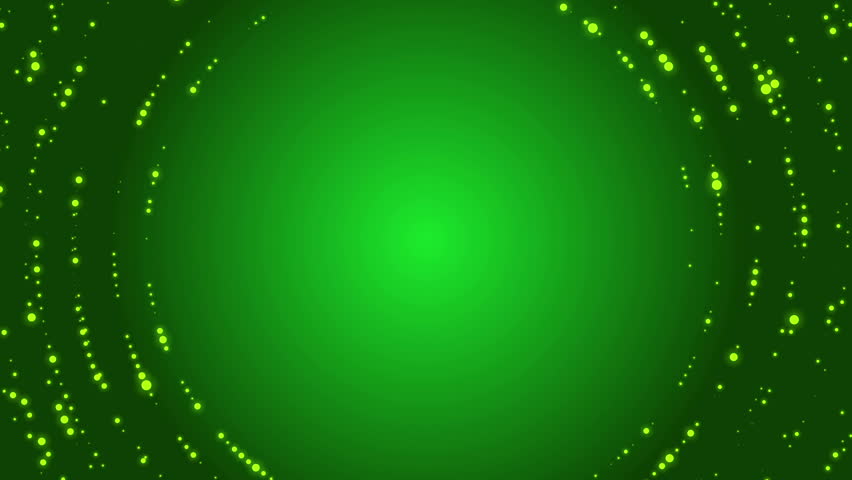 Stock video of abstract loop motion green background, particle ...
