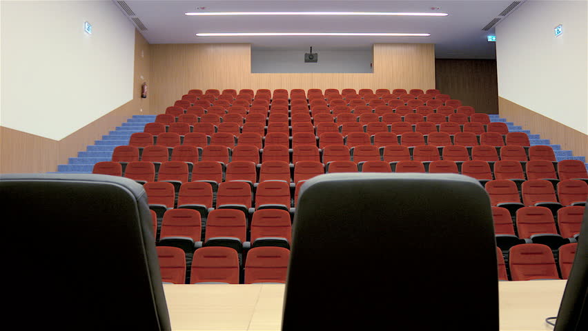 Header of auditorium