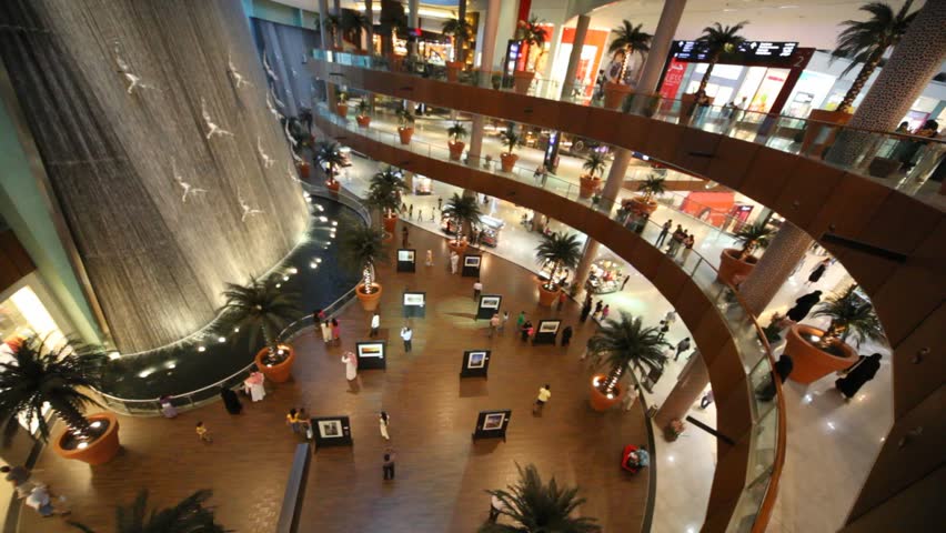 DUBAI, UAE - FEBRUARY 19: Shoppers Shopping At Dubai Mall 7th Largest ...