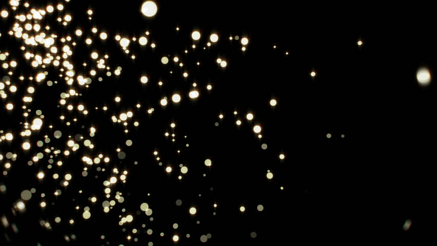 Many Particles Flying in the Stock Footage Video (100% Royalty-free ...