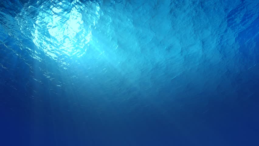 High Quality Looping Animation Of Ocean Waves From Underwater With ...